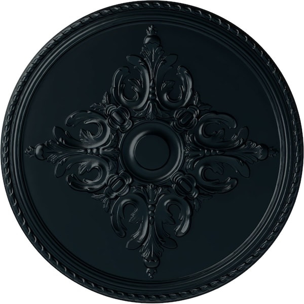Ekena Millwork Milton Ceiling Medallion (Fits Canopies up to 7 7/8"), Hand-Painted Night Shade, 40 5/8"OD x 1 3/4"P CM40MINSF - main
